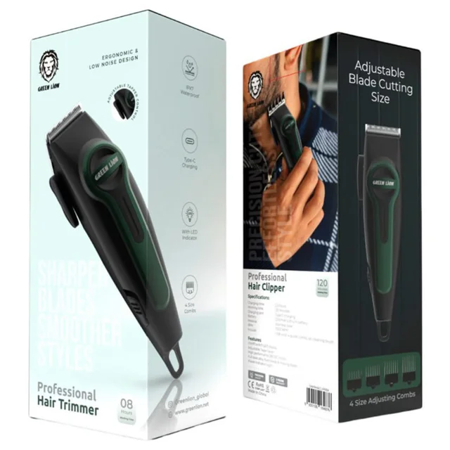 ماشین اصلاح موی سر و صورت گرین لاین مدل Professional Hair Clipper باتری 1200 میلیآمپر، استفا-2.webp